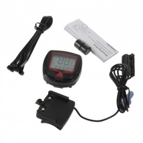 SunDING Speedometer Sepeda 14 Function LCD Display Bicycle - SD-548B - Black - 5
