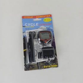 SunDING Speedometer Sepeda 14 Function LCD Display Bicycle - SD-548B - Black - 6