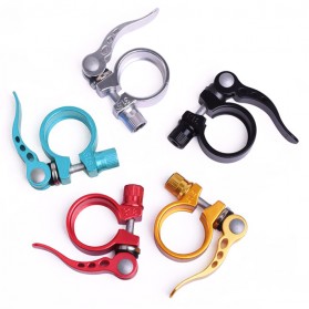 Clamp Penjepit Saddle Jok Sepeda Quick Release 28.6mm Suit for 25.4mm Pipe - Black