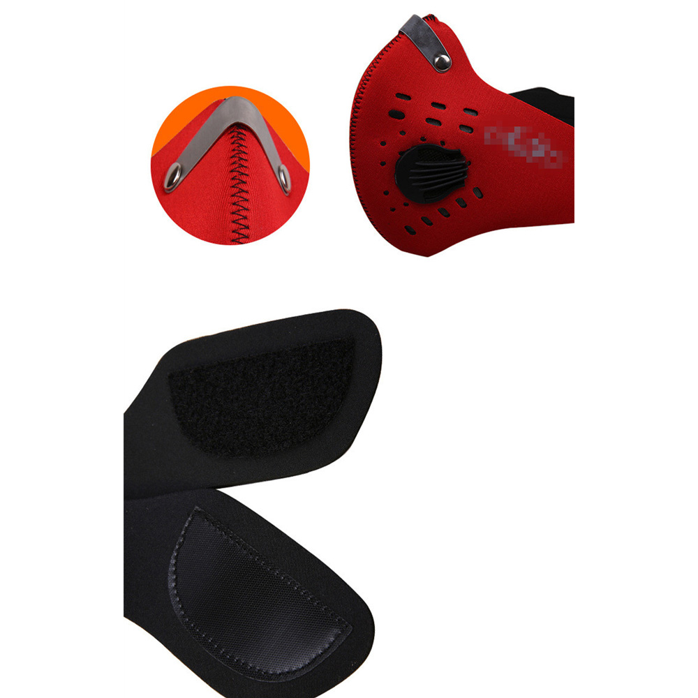 Masker Motor Filter Anti Polusi HEPA PM2.5 - Black