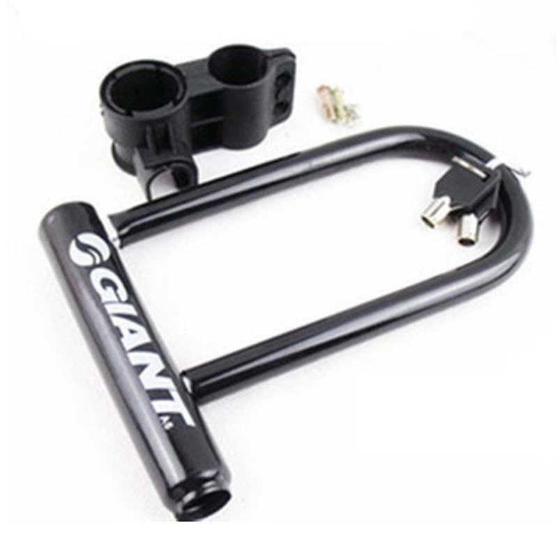 ... HAOTIAN ULock Gembok Sepeda Anti Maling - Black - 4 ...