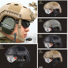 Helm Tactical Airsoft Gun - Brown - 6