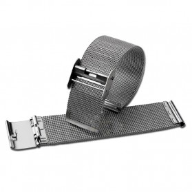 Strap Jam Tangan Milanese Stainless Steel 18mm - Silver - 2