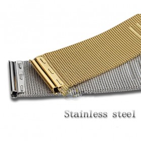Strap Jam Tangan Milanese Stainless Steel 18mm - Silver - 4