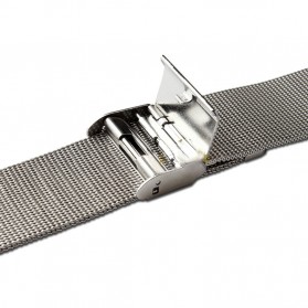 Strap Jam Tangan Milanese Stainless Steel 18mm - Silver - 5