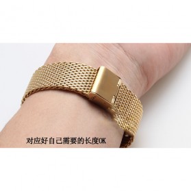 Strap Jam Tangan Milanese Stainless Steel 18mm - Silver - 9