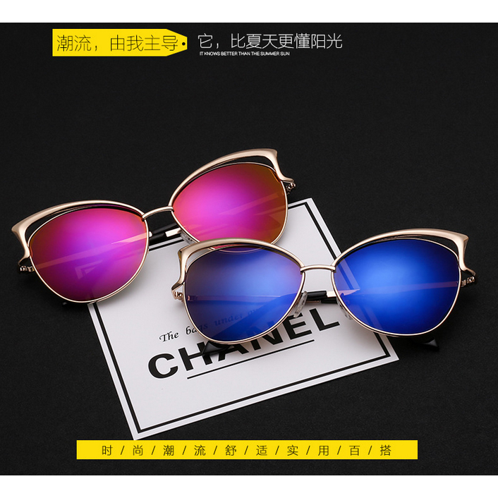 Kacamata Cat Eye Polarized - Golden - JakartaNotebook.com