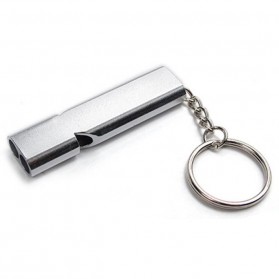 WDAIREN Gantungan Kunci Peluit Aluminium - Z6482 - Silver - 2