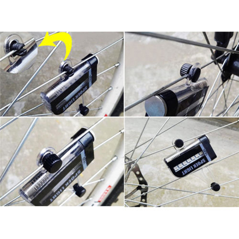 Lead Bike Lampu Roda Sepeda 14 LED Flash - A02 - Multi