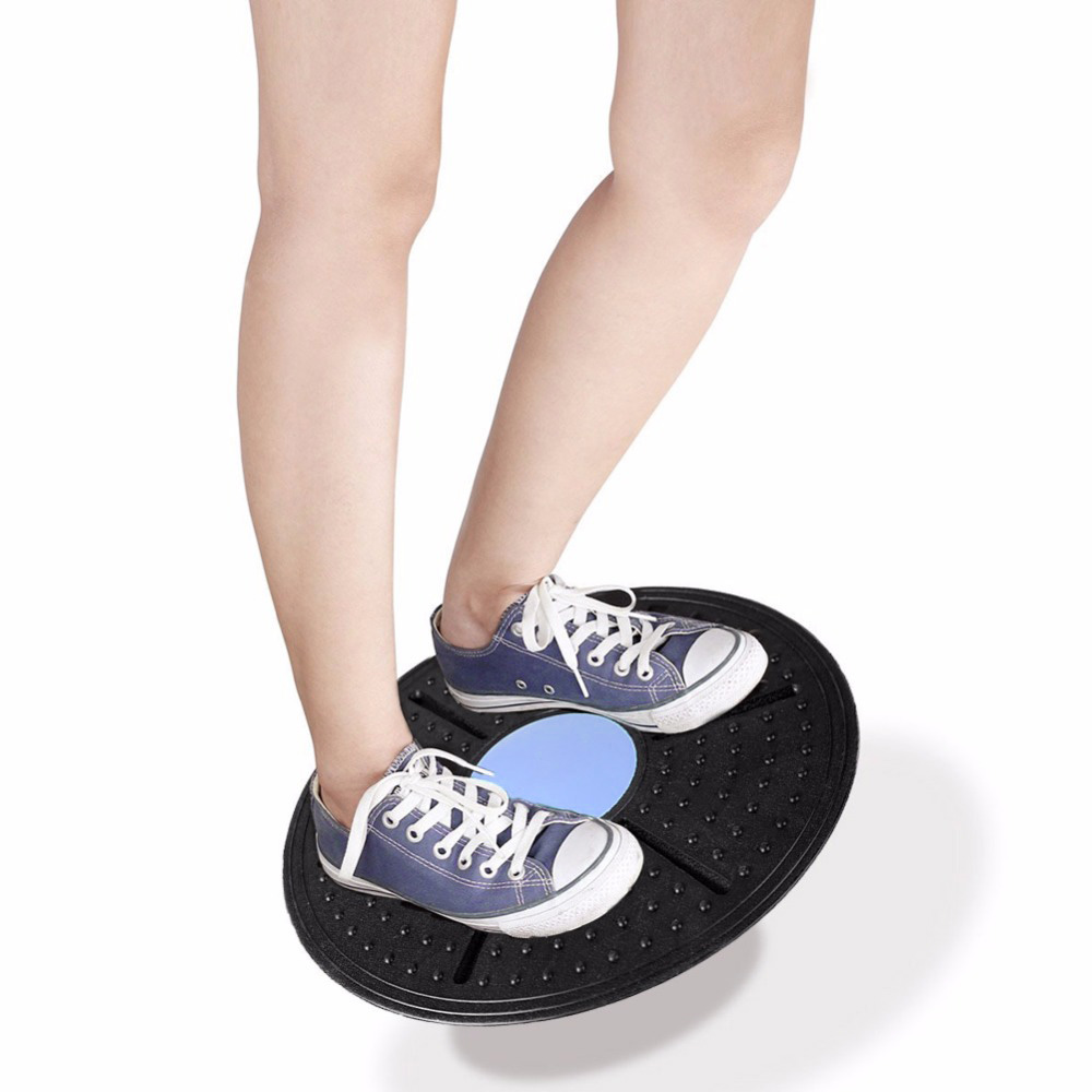 Alat Fitness Balance Board Keseimbangan - Black Blue