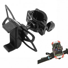 Smartphone Stand & Car Holder - ZY Holder Smartphone Handlebar Sepeda 360 Degree - Black