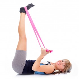 Elastic Rubber Stretch Rope Pilates - Blue - 6
