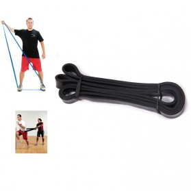 TaffSPORT Tali Lateks Pull Up Resistance Band Fitness Size L - Y66OR - Black