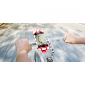 Soporte Holder Sepeda Luminous Multifungsi untuk Smartphone - 170703 - Black - 4