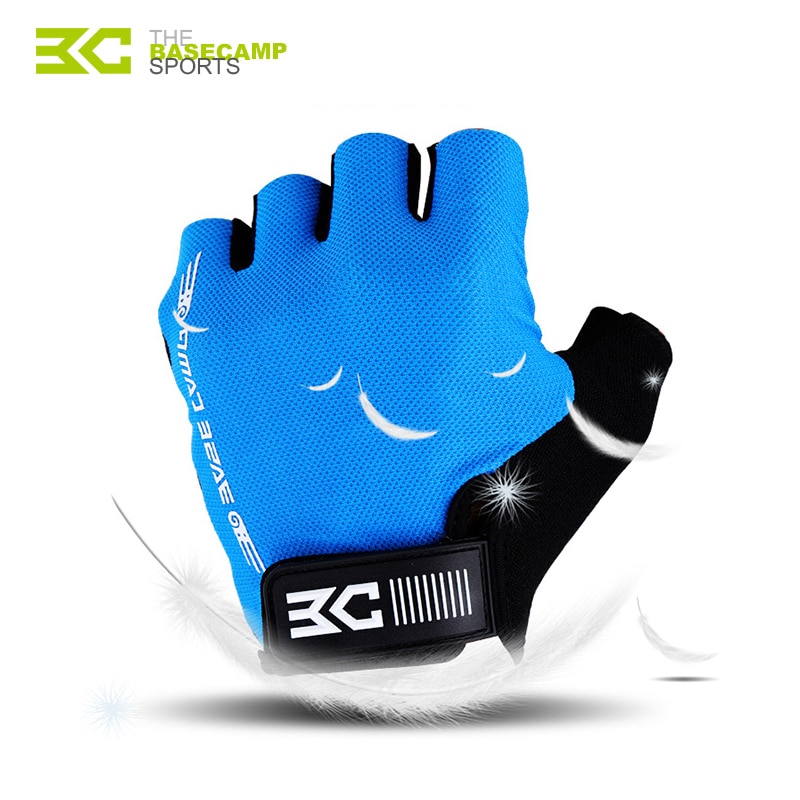 Gambar produk BASECAMP Sarung Tangan Olahraga Sepeda Half Finger Size L