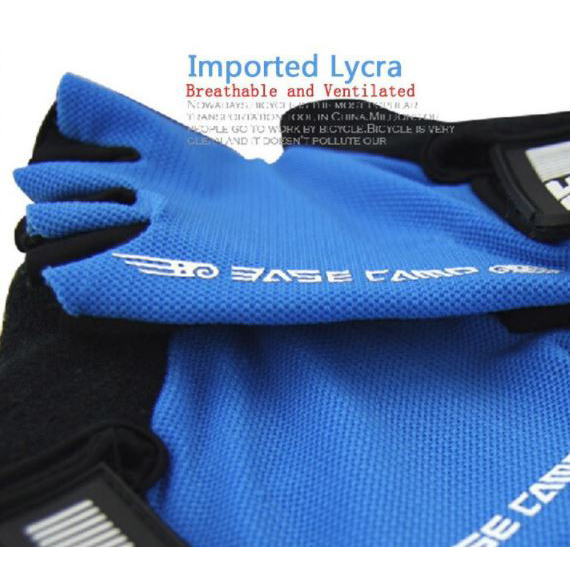 Gambar produk BASECAMP Sarung Tangan Olahraga Sepeda Half Finger Size L