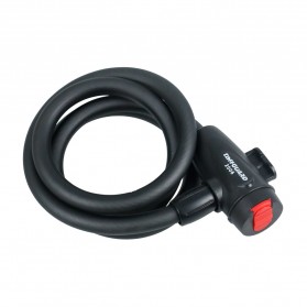 TaffGUARD Gembok Sepeda Kabel 1.2m - QB1001-2006 - Black