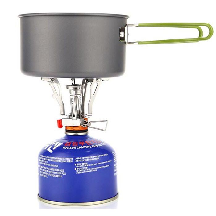 AOTU Kepala Kompor Gas Lipat Portable Camping Stove - 8 .