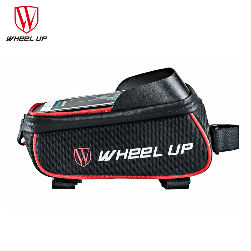Wheel Up Tas Sepeda Waterproof Smartphone 6 Inch - Red/Black -