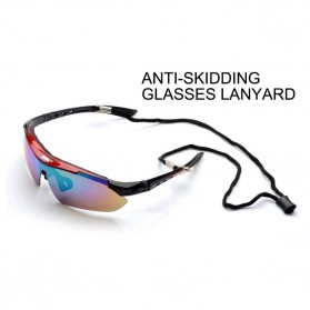 ROBESBON Kacamata Sepeda dengan 5 Lensa Myopia - Black - 8