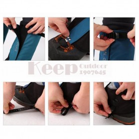 Tuban Gear Cover Betis Kaki Sepatu SKI Hiking Climbing Size XL - Black - 5