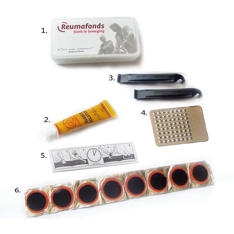 Gambar produk TaffSPORT Perlengkapan Reparasi Sepeda Tambal Ban 16 in 1 - TBS-16