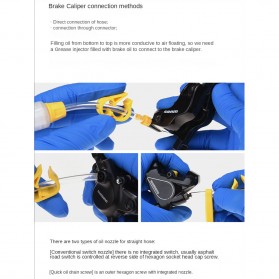 EZmtb Perlengkapan Pemeliharaan Gir Sepeda Maintenance and Bleed Kit Lite Hydraulic - 2021 - Yellow - 9