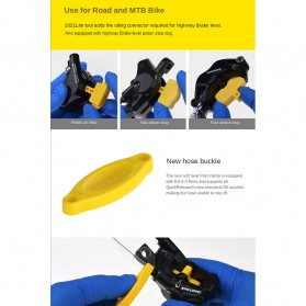 EZmtb Perlengkapan Pemeliharaan Gir Sepeda Maintenance and Bleed Kit Lite Hydraulic - 2021 - Yellow - 11