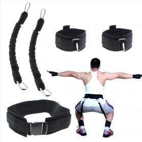 Tali Resistance Band Fitness Basket Endurance Training Tool - Black - 1
