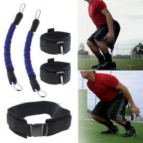 Tali Resistance Band Fitness Basket Endurance Training Tool - Black - 5
