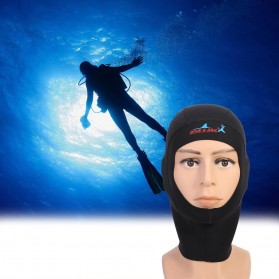 Dive&Sail Hood Scuba Diving Snorkeling Ultrathin Neoprene - Size L - DH002 - Black