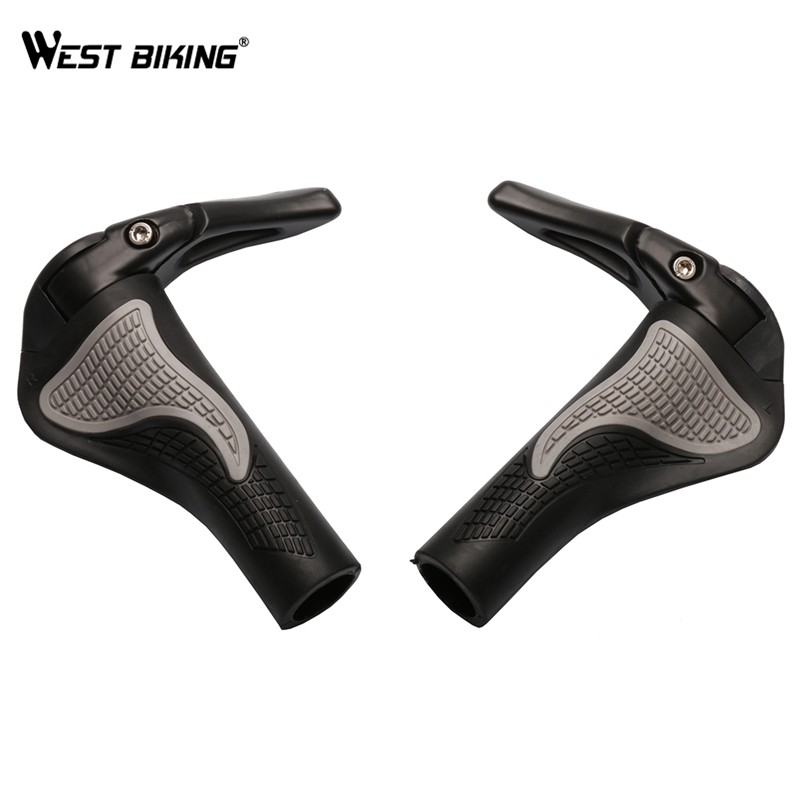 Gambar produk TaffSPORT West Biking Gagang Sepeda Rubber Ergonomic Grip MTB Handlebar - BT1001