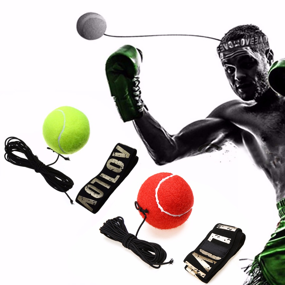 Boxing Reflex Ball Training Love - HC00408 - Yellow - JakartaNotebook.com