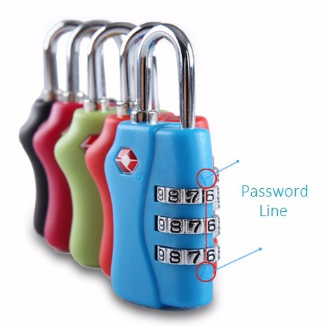 Jasit Gembok Koper Tsa Kode Angka 3 Digit Padlock Tsa338 Black Jakartanotebook Com