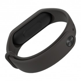 Silicone Strap Watchband untuk Xiaomi Mi Band 3/4 (Replika 1:1) - Black - 8