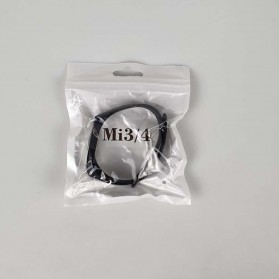 Silicone Strap Watchband untuk Xiaomi Mi Band 3/4 (Replika 1:1) - Black - 9