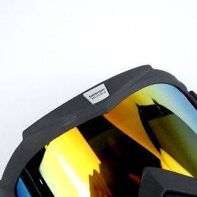 TaffSPORT BOLLFO Kacamata Goggles Mask Motor Retro Anti Glare Windproof - MT-04 - Black Gold - 2