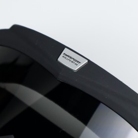 TaffSPORT BOLLFO Kacamata Goggles Mask Motor Retro Anti Glare Windproof - MT-04 - Black/Gray - 3