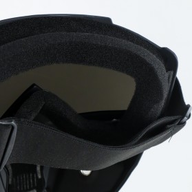 TaffSPORT BOLLFO Kacamata Goggles Mask Motor Retro Anti Glare Windproof - MT-04 - Black/Gray - 5