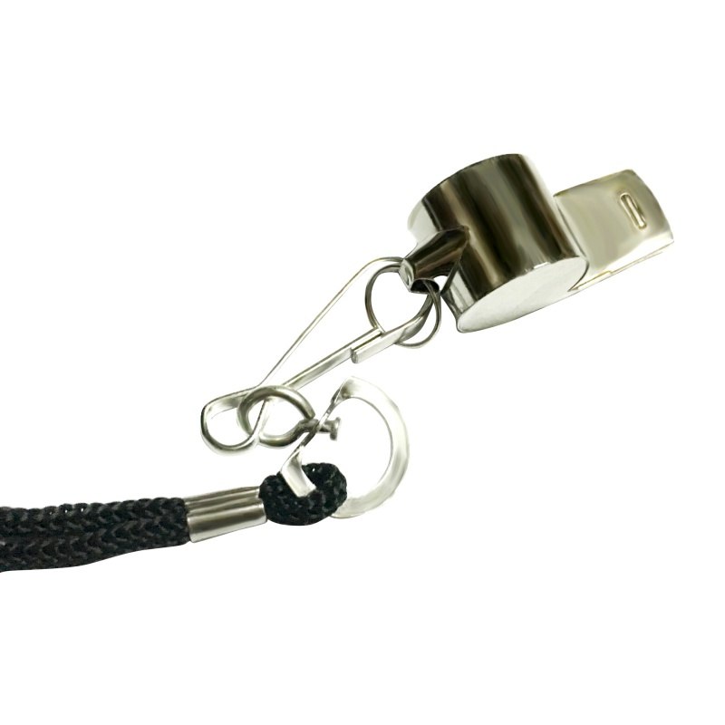 Peluit Wasit Classic Bahan Metal Whistle dengan Lanyard Peluit Wasit Classic Bahan Metal Whistle dengan Lanyard