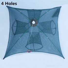 Jaring Pancing Ikan Udang Automatic Folding Umbrella Fishing Net Cage 4 Holes