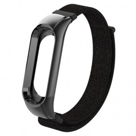 Strap Watchband Nylon for Xiaomi Mi Band 3 - CBXM301 - Black · Product Image