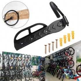 TaffSPORT Gantungan Dinding Sepeda Bike Wall Hook Hanger - 56921 - Black - 5