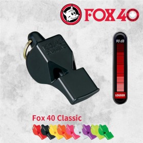 Olahraga & Outdoor - FOX40 Classic Peluit Whistle dengan Lanyard - CMG - Multi-Color