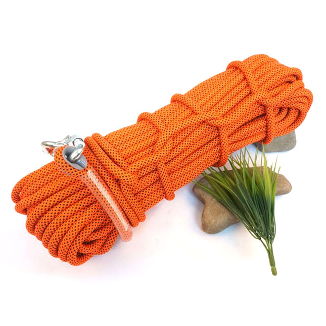 NTR Tali rappelling Safety Climbing Rope 10 Meter Orange