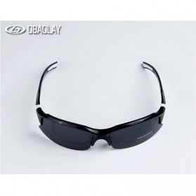 Obaolay Kacamata Sepeda Polarized Sunglasses UV400 - SP0879 - Black - 4
