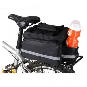 Roswheel Tas Sepeda Bicycle Rear Carrier Bag 600D Polyester 8L - 14024 - Black - 1