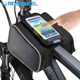 Roswheel Tas Sepeda Waterproof dengan Case Smartphone - ROS12813 - Black - 1