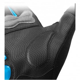 CoolChange Sarung Tangan Sepeda Silicone Gel Pad - Size XXL - Blue - 3