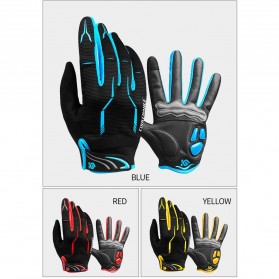 CoolChange Sarung Tangan Sepeda Silicone Gel Pad - Size XXL - Blue - 7
